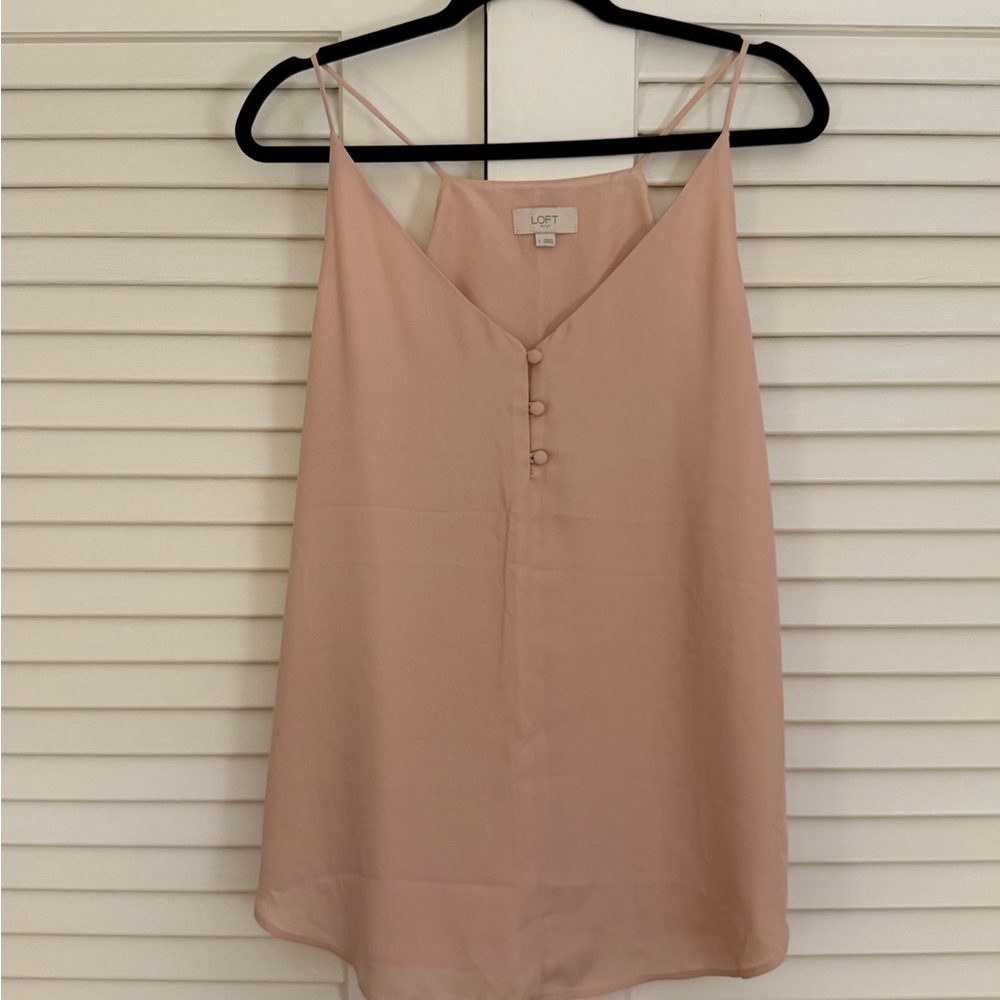 LOFT Women's Blush Camisole Top